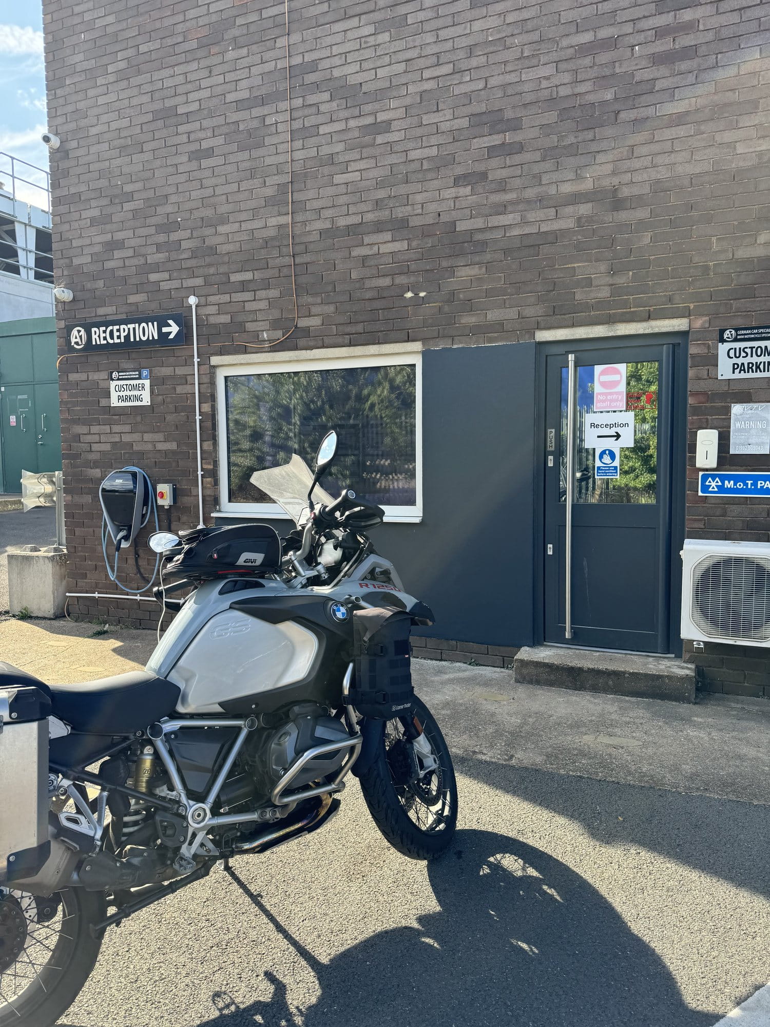 BMW service center in England